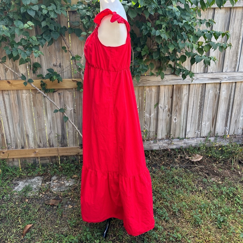 Universal Thread Women's Red Flutter Cap Sleeve M… - image 4